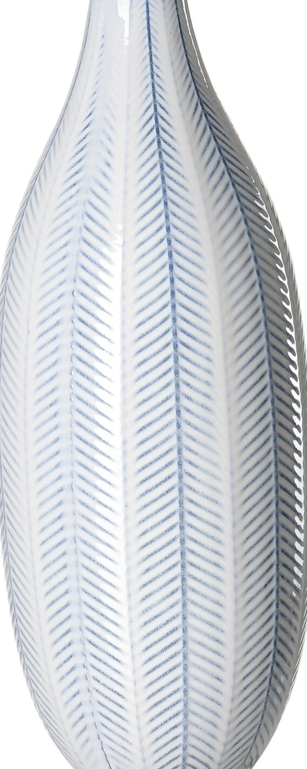 Vase Reef | 16 x 16 x 40 cm | blau