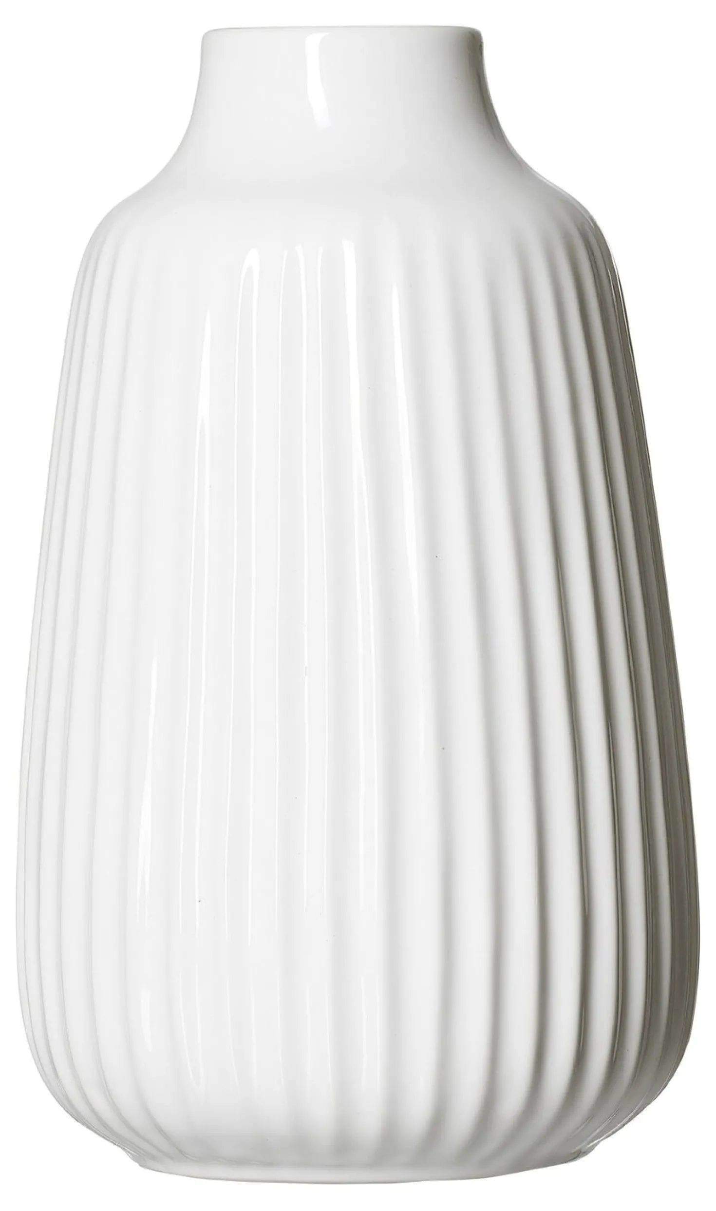 Vase Sanremo | 12 x 12 x 24 cm | weiss
