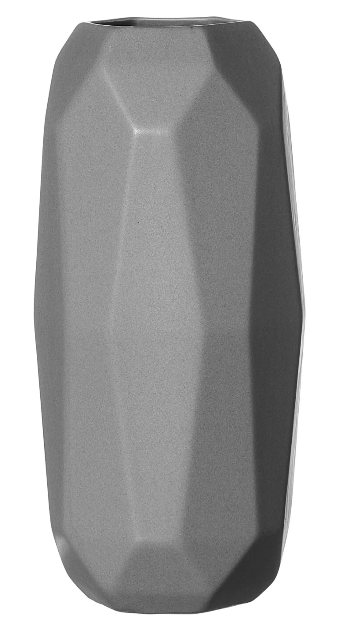 Vase Terni | 11 x 11 x 25 cm | grau