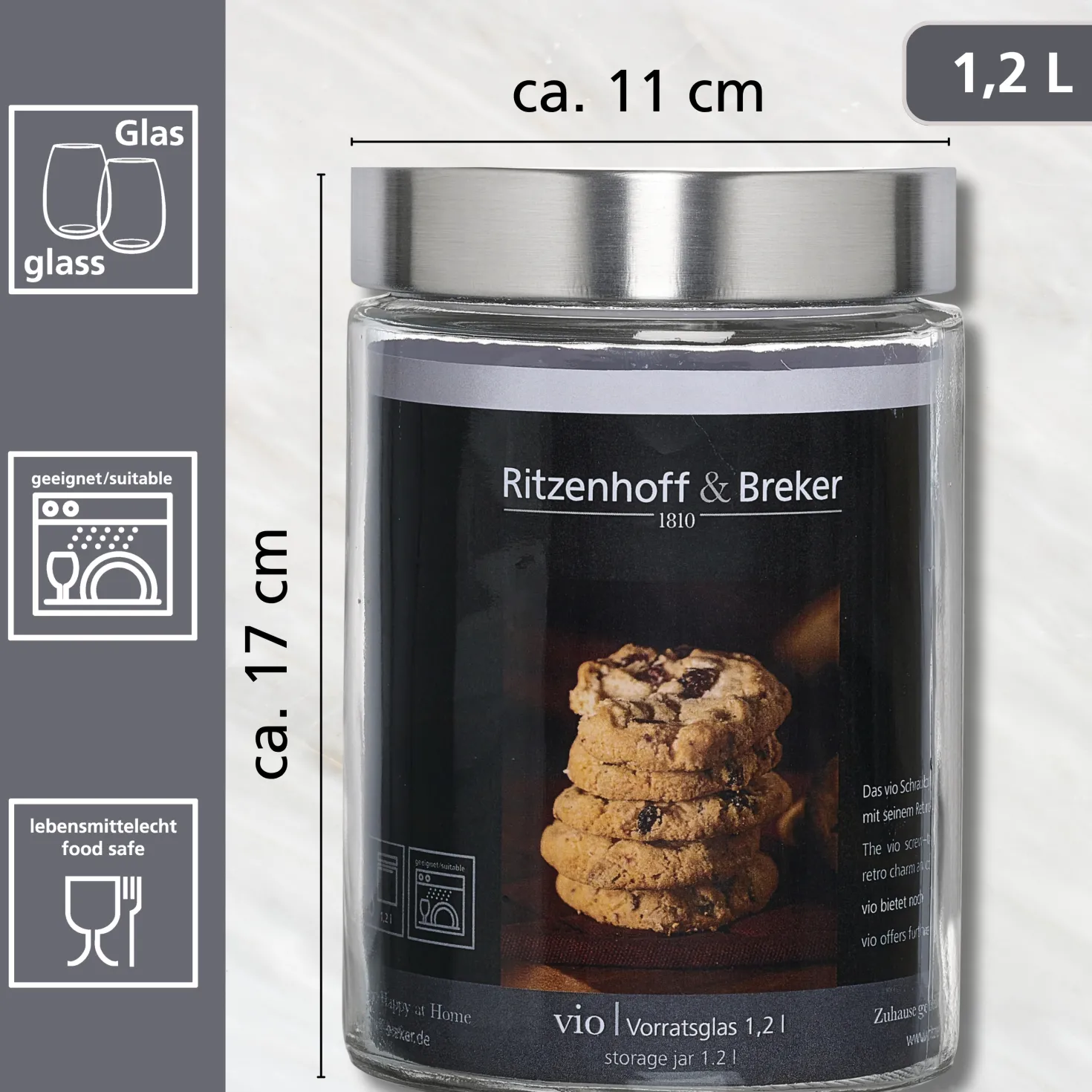 Vorratsdose Vio | 1,2 Liter
