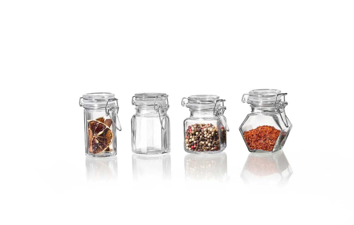 Vorratsglas Spicy | 130 ml | 6-eckig