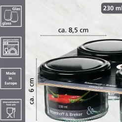 Vorratsgläser-Set Mara | 4-teilig | 230 ml