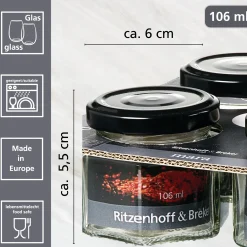 Vorratsgläser-Set Mara | 4-teilig | 106 ml