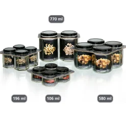 Vorratsgläser-Set Mara | 4-teilig | 196 ml