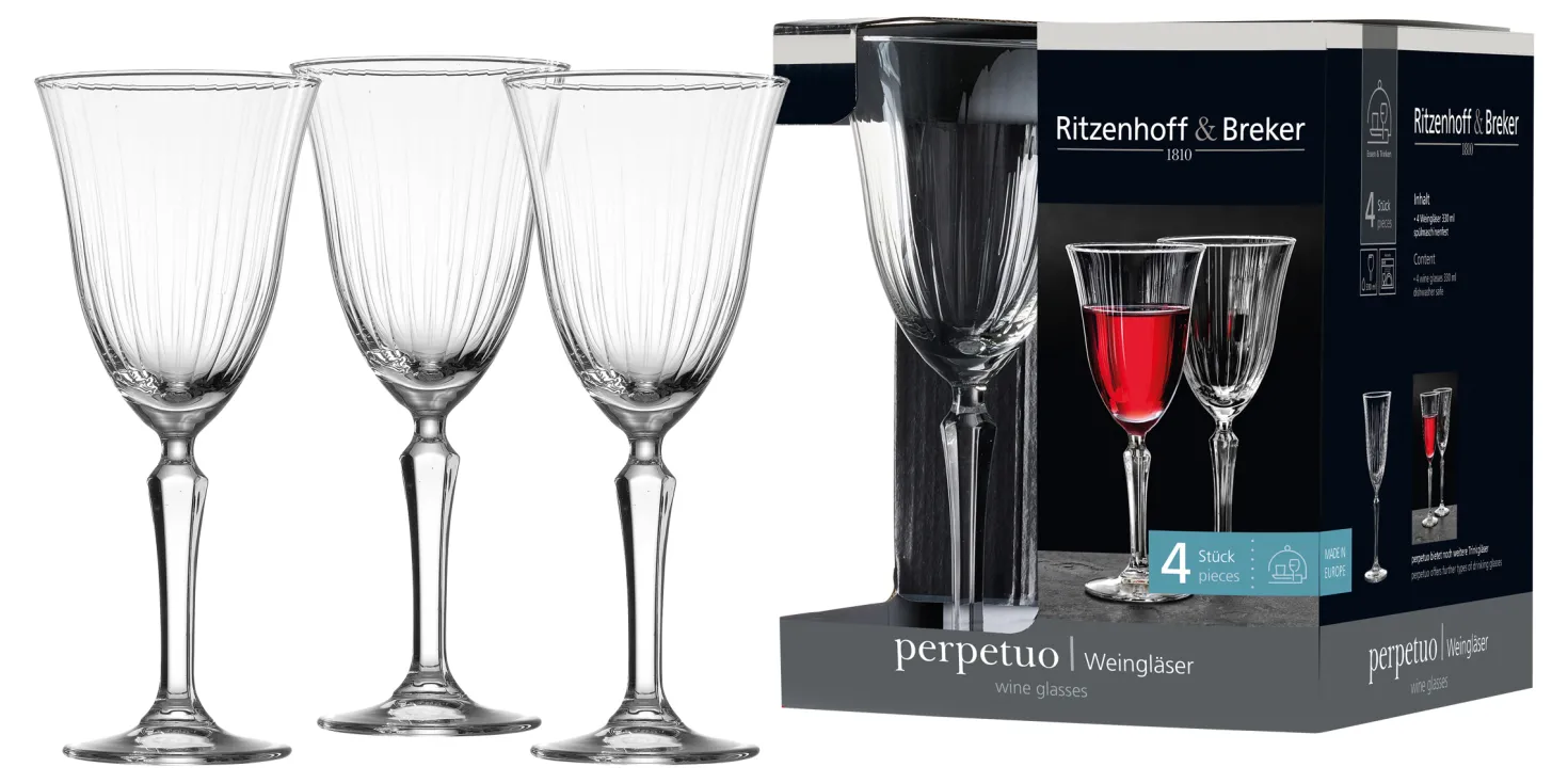 Weingläser-Set Perpetuo | 4-teilig | 330 ml
