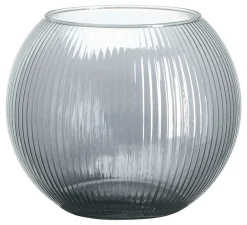 Windlicht Elysia | 19 x 19 x 16 cm | silber | kugelförmig
