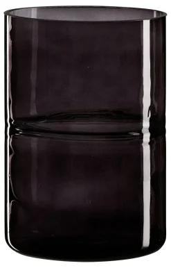 Windlicht Larissa | 14 x 14 x 20 cm | anthrazit