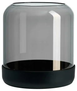 Windlicht Rocco | 14 x 14 x 15 cm | schwarz