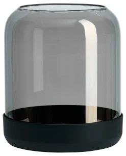 Windlicht Rocco | 16,5 x 16,5 x 17 cm | schwarz