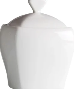 Zuckerdose Melodie | 8,5 x 8,5 x 9 cm | weiss